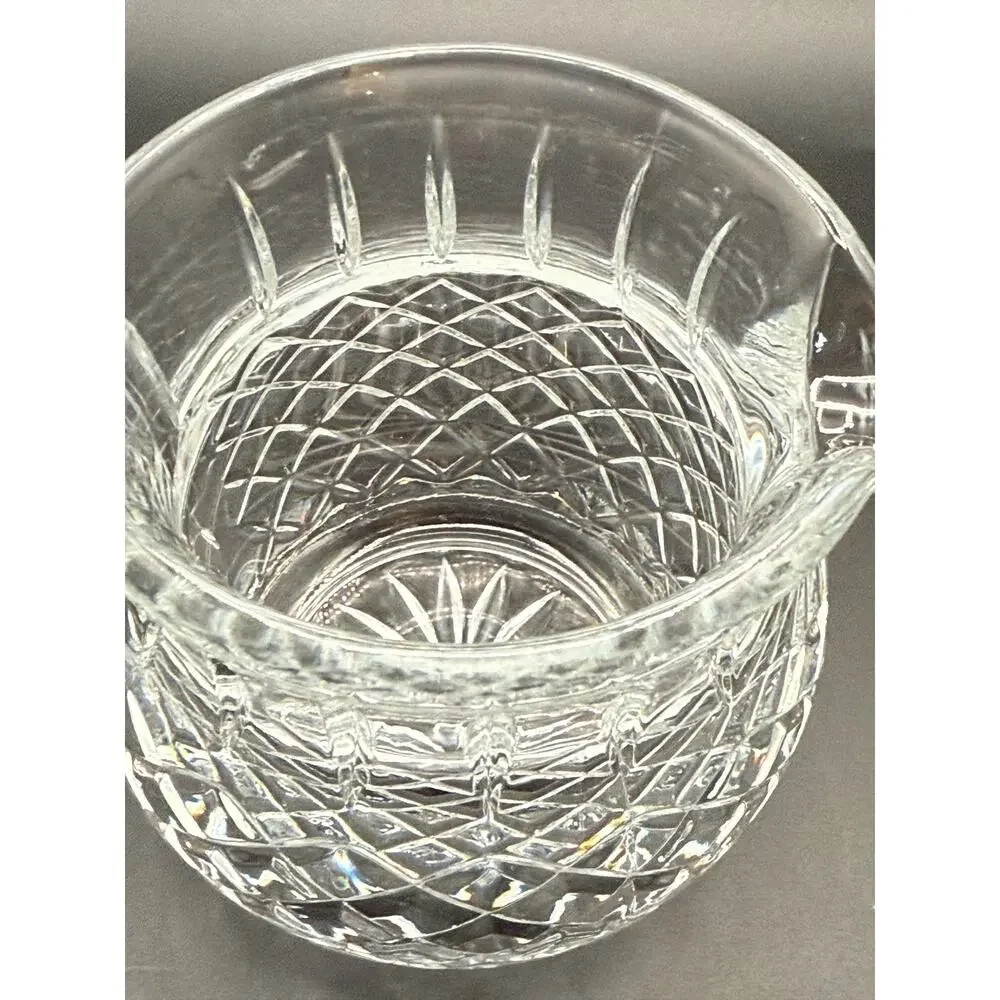 ✨ FTD Crystal FTY2 20 oz Pitcher – Cut Crystal Creamer Syrup Server 4.5”